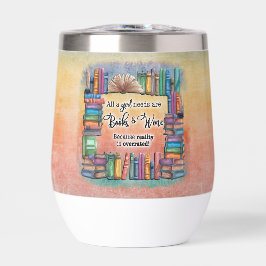 Alle Mädchen brauchen Bücher und Wein
