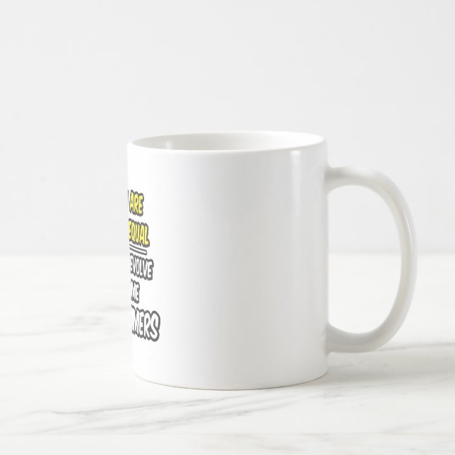 Alle Männer sind gleich... Programmierer Kaffeetasse (Rechts)