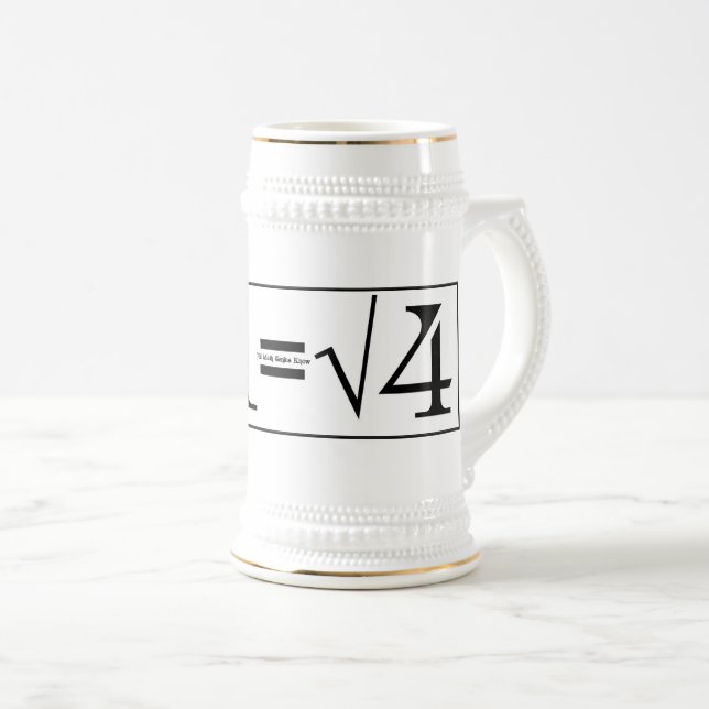 Alle Math Genius Know Bierglas (VorderseiteRechts)