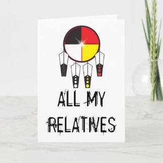 ALLE MEINE BEZIEHUNGEN GREETING CARD KARTE