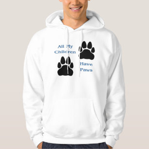 Alle meine Kinder haben Tatzen-mit Kapuze Hoodie