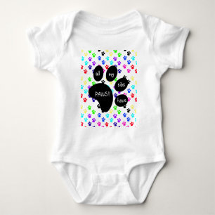 Alle meine Schwestern haben PAWS!! Baby Strampler