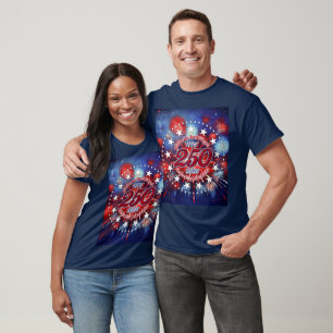 Alle Menschen sind als grafische Feuerwerksexplosi T-Shirt