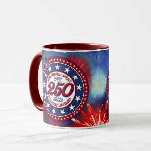Alle Menschen sind als grafische Feuerwerksknaller Tasse