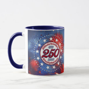 Alle Menschen sind als grafische Feuerwerkskörper  Tasse