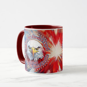 Alle Menschen sind gleich geschaffen Roter Adler u Tasse