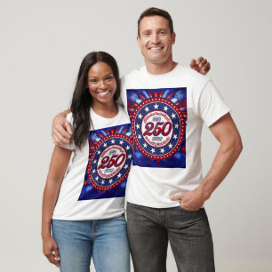Alle Menschen sind grafische Feuerwerke Rot Weiß B T-Shirt