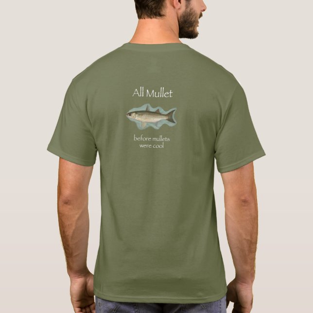 Alle Mullet vor Mullets waren Cool T-Shirt (Rückseite)