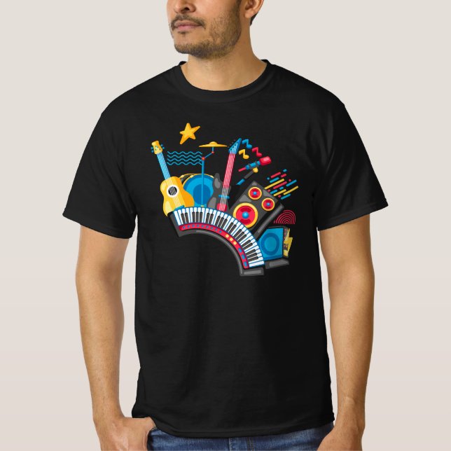 Alle Musikinstrumente T-Shirt (Vorderseite)