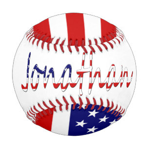 Alle Namen, die auf der Flagge der USA überflüssig Baseball