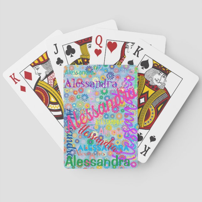 Alle Namenskollaps Spielkarten (Rückseite)