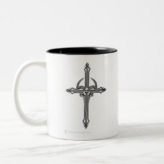 Alle neuen Skullcross-T - Shirt Zweifarbige Tasse