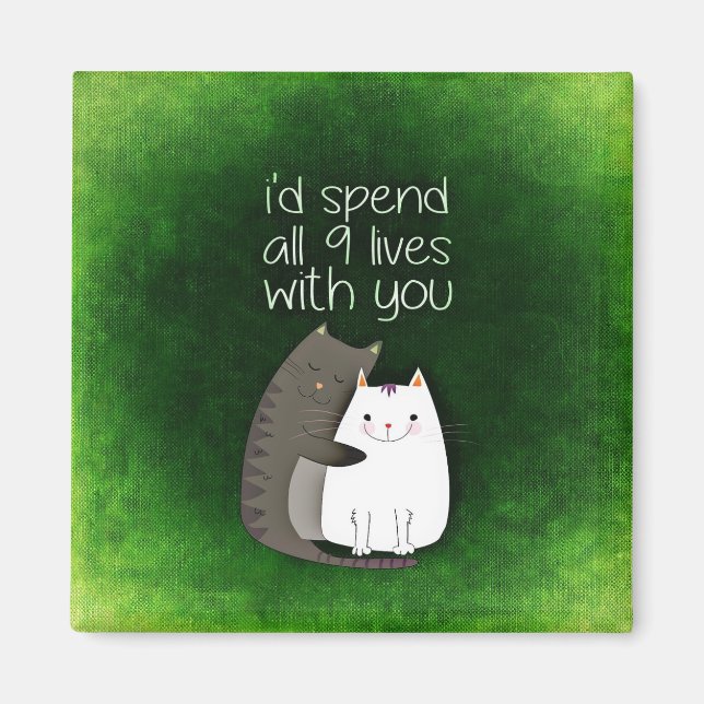 Alle neun Lives Magnet (Vorne)