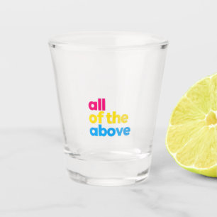 Alle oben genannten LGBT-Pride Monate Schnapsglas
