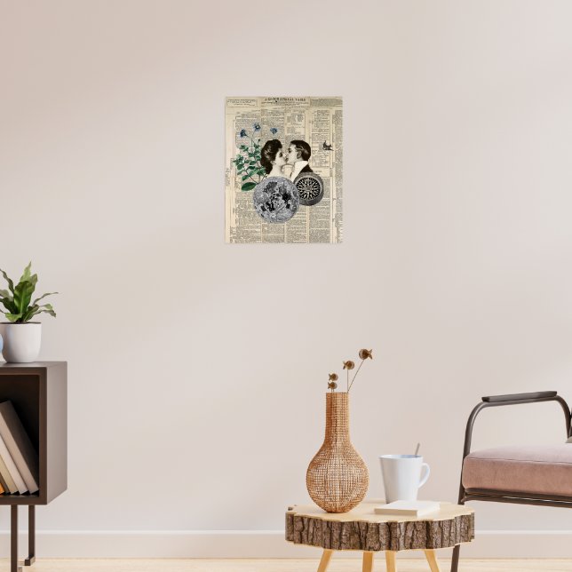 Alle Orte, wo ich wollte, dich zu küssen Poster (Wohnzimmer 3)
