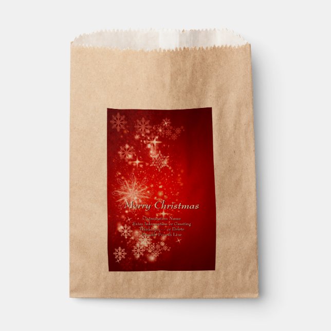 ALLE Party der Textorganisation ändern Geschenktütchen (Vorderseite)