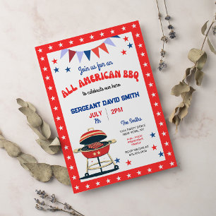 Alle Party Einladungen der amerikanischen GRILLEN