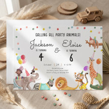 Alle Party-Tiere kommen - Safari-Geburtstagsfeier
