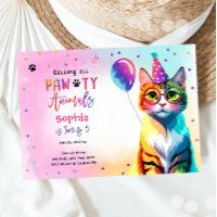 Alle pawty Animals Cat Kitten Girl zum Geburtstag