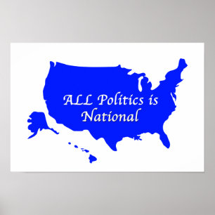 Alle Politikbereiche sind national Poster