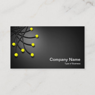 Alle Punkte - gelb Visitenkarte