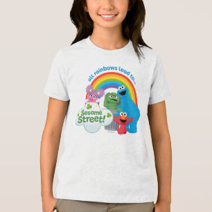 Alle Regenbogen führen zur Sesamstraße Tri-Blend Shirt