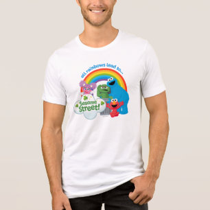 Alle Regenbogen führen zur Sesamstraße Tri-Blend Shirt