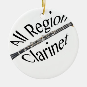 Alle REGIONS-Clarinet-Spieler-Verzierung Keramik Ornament