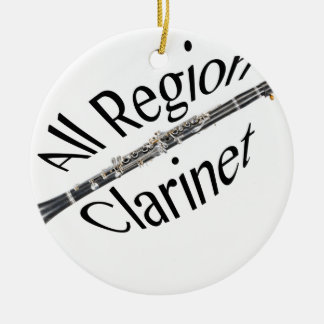 Alle REGIONS-Clarinet-Spieler-Verzierung Keramik Ornament