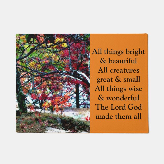 Alle Sachen hell und schöne Türmatte (Vorderseite)