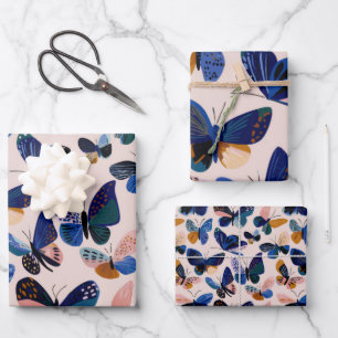 Alle Schmetterlinge Geschenkpapier Set