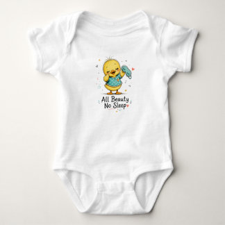 Alle Schönheit Kein Schlaf Süßes Entenbaby Einteil Baby Strampler