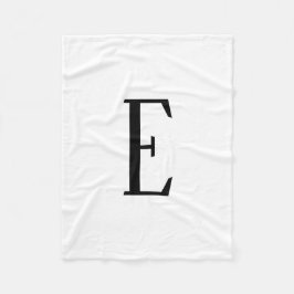 Alle Schreiben | Schwarz-Weiß- oder DIY-Farben Fleecedecke