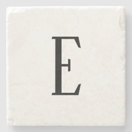 Alle Schreiben | Schwarz-Weiß- oder DIY-Farben Steinuntersetzer