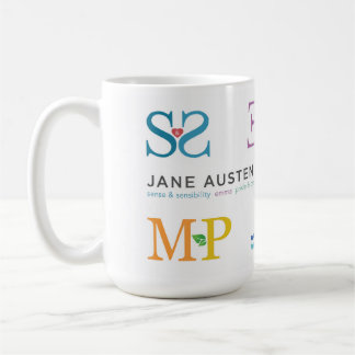 Alle sechs Romane Tassen Austen JASP