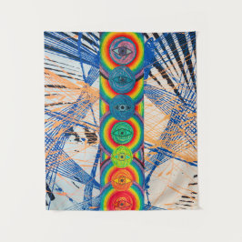 ALLE SEEING CHAKRA WANDTEPPICH