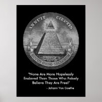 Alle sehen Auge des Illuminati Poster