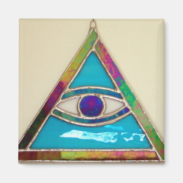 Alle sehen Auge Magnet (Vorne)