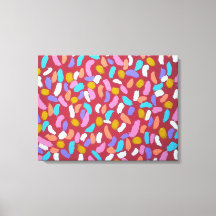 Alle Shooting Stars Farbenfrohe Abstrakte Kunst Pr