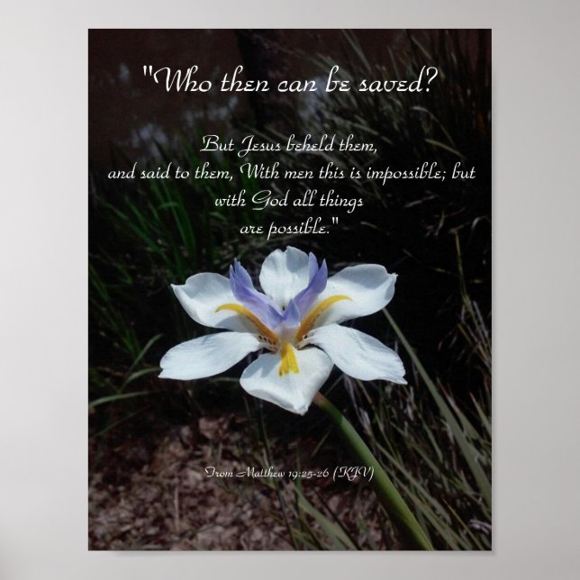 Alle sind mit Gott möglich Poster (Vorne)