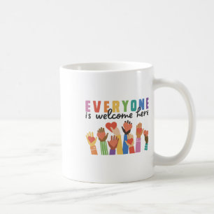 Alle sind willkommen hier Idaho Lehrer 25 Kaffeetasse