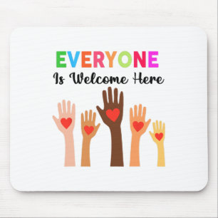 Alle sind willkommen hier Idaho Lehrer 60 Mousepad