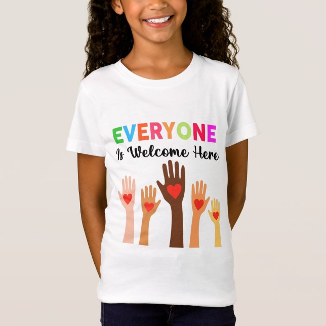 Alle sind willkommen hier Idaho Lehrer 60 T-Shirt (Vorderseite)
