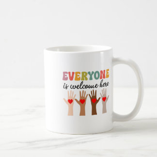 Alle sind willkommen hier Idaho Lehrerin Männer Fr Kaffeetasse