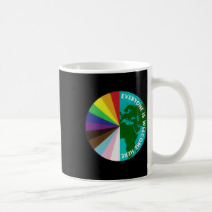 Alle sind willkommen hier LGBTQ ALLE MENSCHENRECHT Kaffeetasse