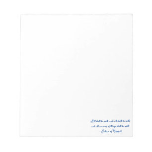 Alle sollten gut sein (Julian von Norwich) Notepad Notizblock