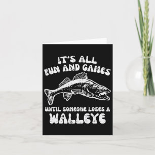 Alle Spiele, bis Walleye Funny Fishing Me Karte