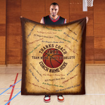 ALLE Spieler Namen auf Geschenken für Basketballtr