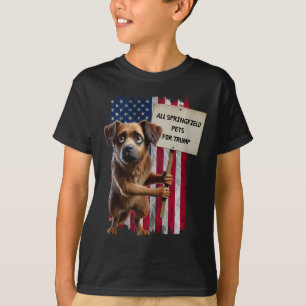 Alle Springfield-Haustiere für Trump, die Hunde fr T-Shirt