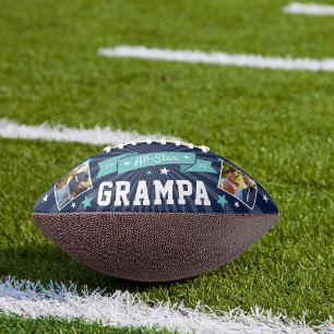 Alle Star Grampa   Foto für kundenspezifische Groß Football